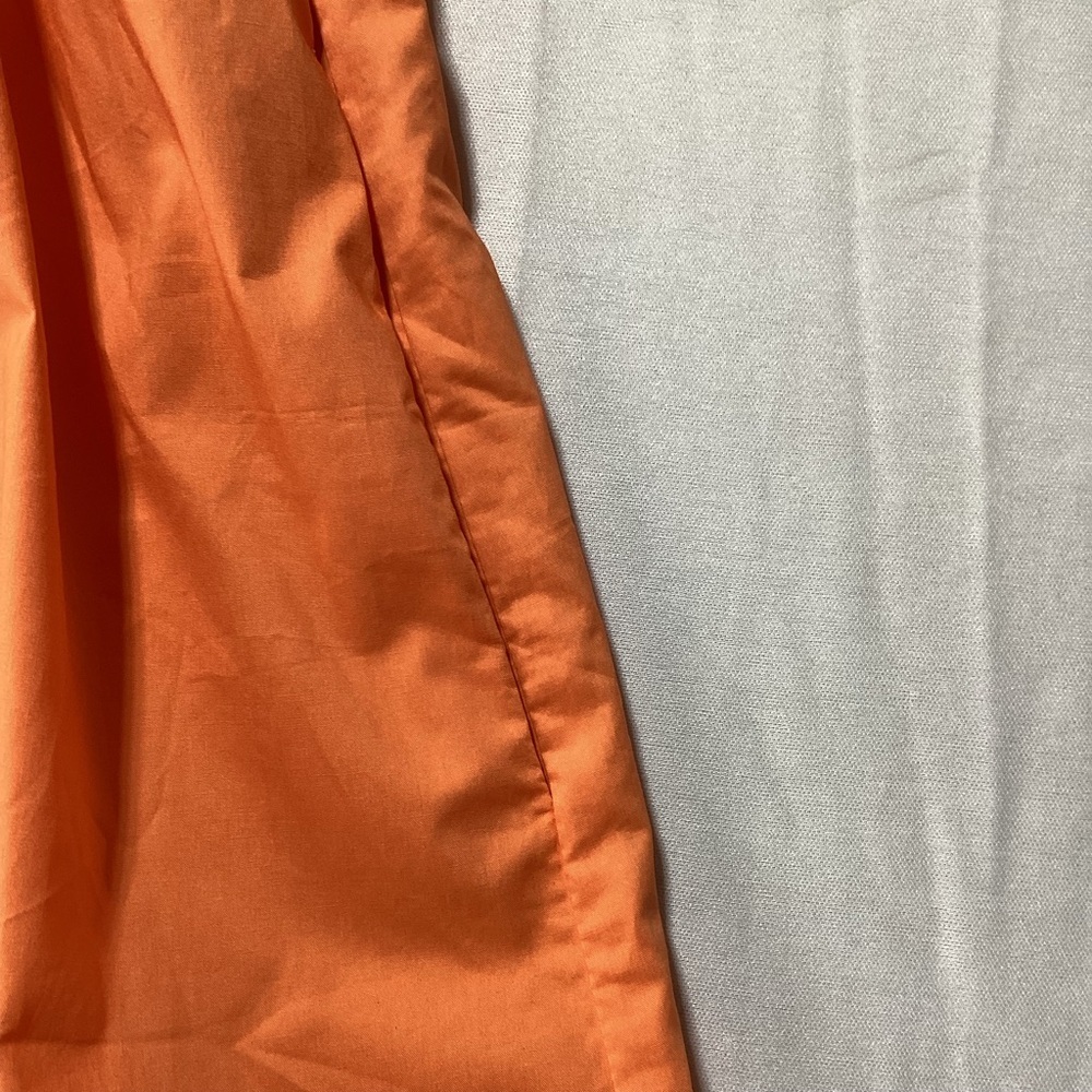 SNDYS Poplin Tie Detail Orange Spaghetti Strap Mini Dress - Picture 5 of 14